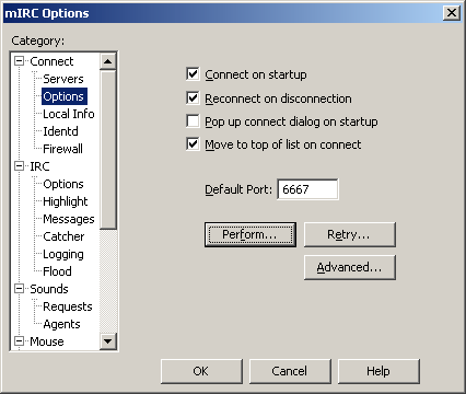 Options Category